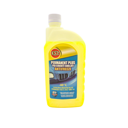 EST Antigelo Radiatore Giallo -40 | Long Life OAT Permanent Plus 1L
