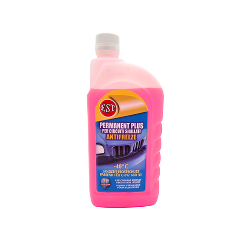 EST Antigelo Radiatore Rosso -40 | Long Life OAT Permanent Plus 1L