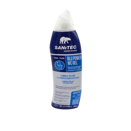 Disincrostante WC Gel Acido | Anticalcare Bagno Blu Power Sanitec 750ml