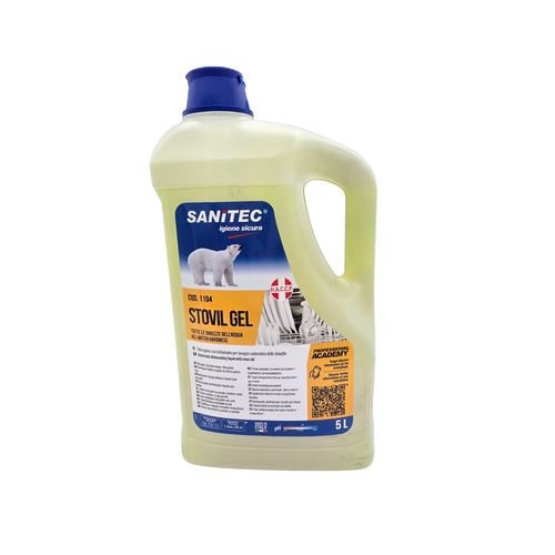 Detergente Lavastoviglie Gel | Professionale Concentrato Stovil Sanitec 5L