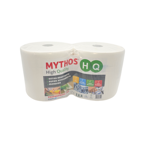 Bobina Asciugatutto Pura Cellulosa 2 Veli | Super Assorbente Mythos 3kg