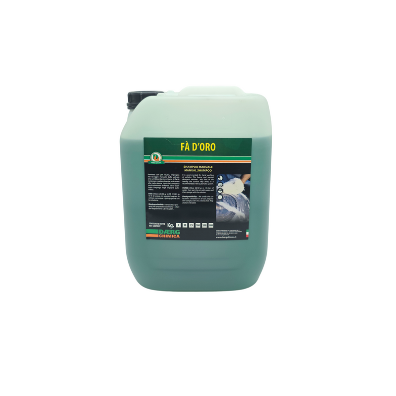 Shampoo Auto Neutro Schiumogeno | Lavaggio Manuale Fa D'Oro Daerg 10kg