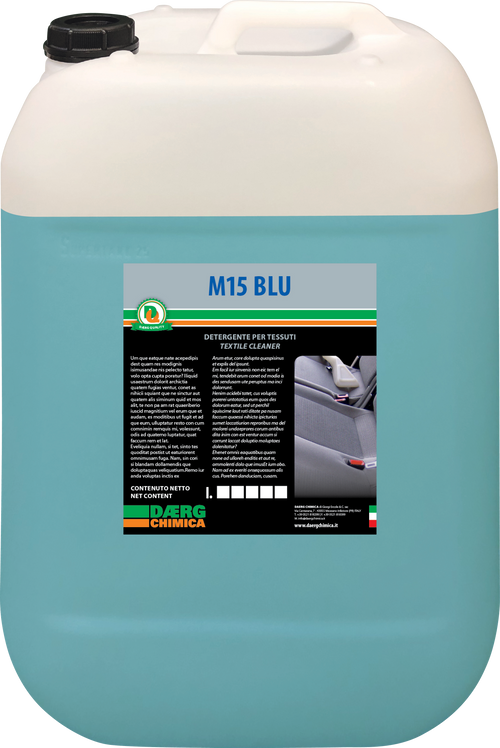 Detergente Tessuti Moquette e Tappezzerie | Profumato M15 Blu Daerg 10kg